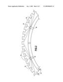 DEVICE FOR COOLING THE SLOTS OF A ROTOR DISK IN A TURBOMACHINE HAVING TWO AIR FEEDS diagram and image