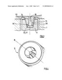 DEVICE FOR INJECTION MOLDING A TUBULAR ELEMENT FROM SYNTHETIC MATERIAL diagram and image