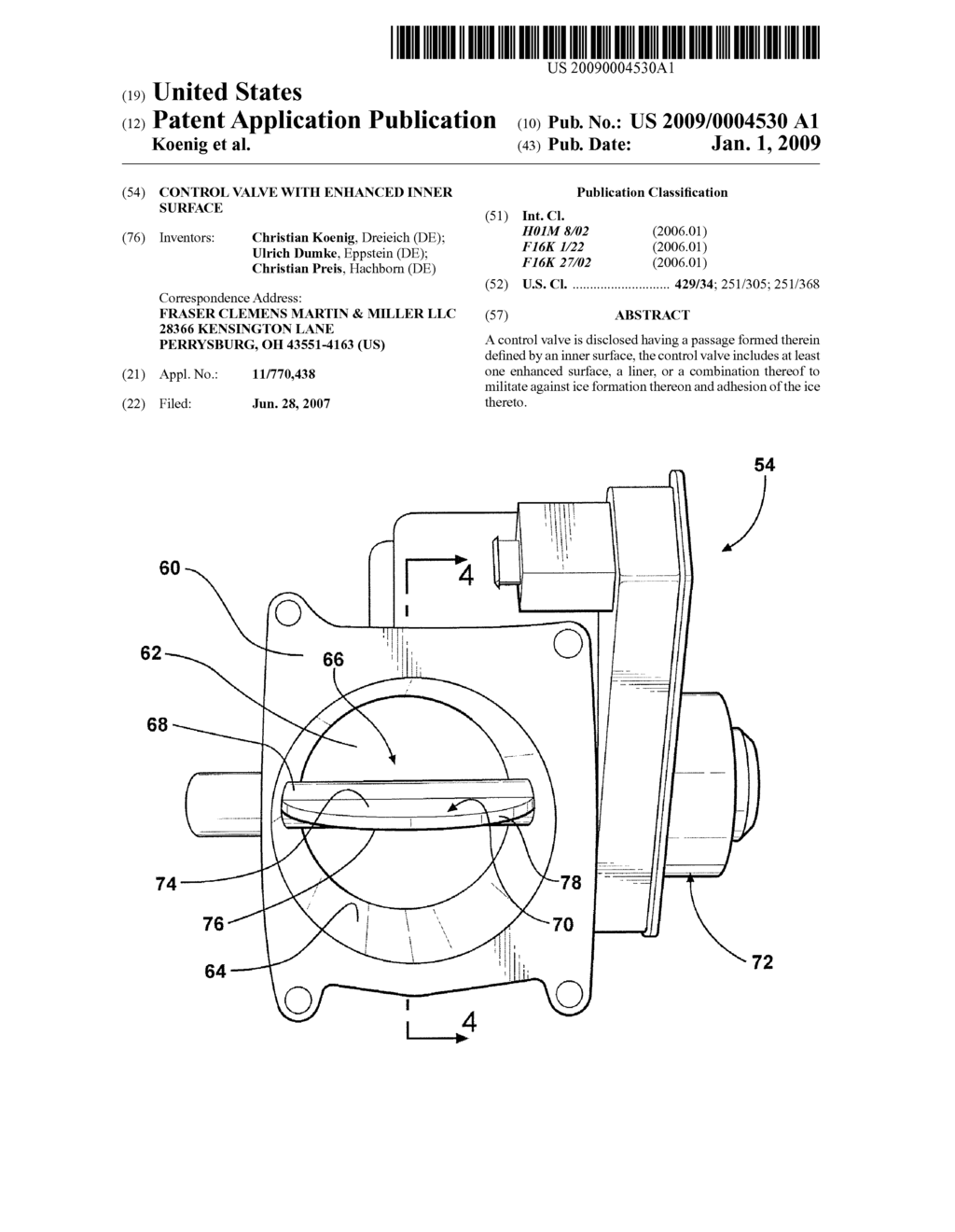 CONTROL VALVE WITH ENHANCED INNER SURFACE - diagram, schematic, and image 01