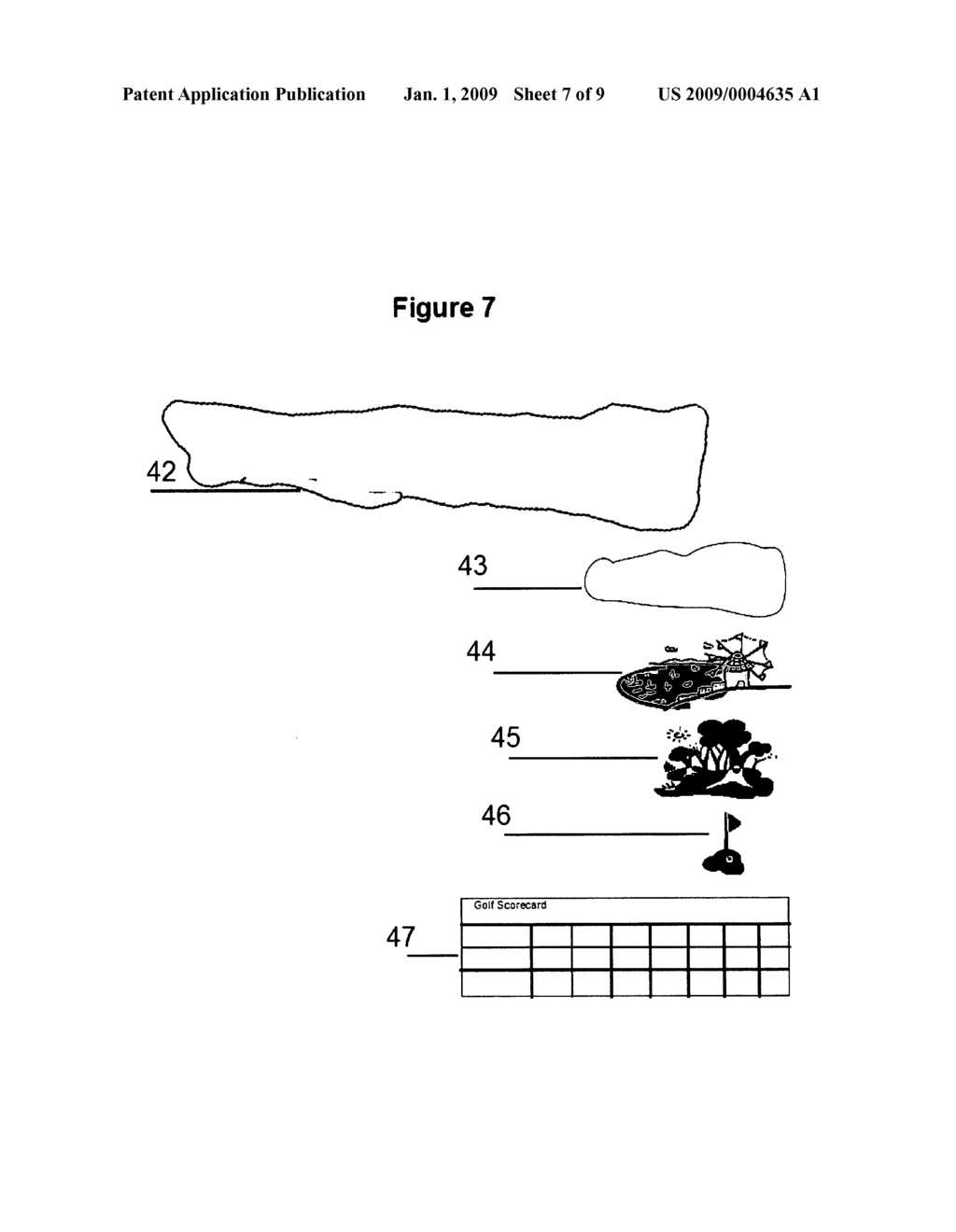 Methods for multi-sensory virtual golf instruction - diagram, schematic, and image 08