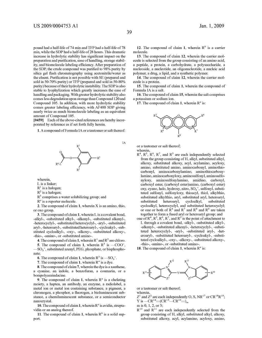 LABELING REAGENTS AND METHODS OF THEIR USE - diagram, schematic, and image 48