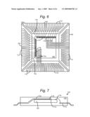 METHOD OF FABRICATING A TWO-SIDED DIE IN A FOUR-SIDED LEADFRAME BASED PACKAGE diagram and image