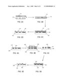 Forming vias using sacrificial material diagram and image