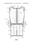 Buoyant Swim Garment diagram and image