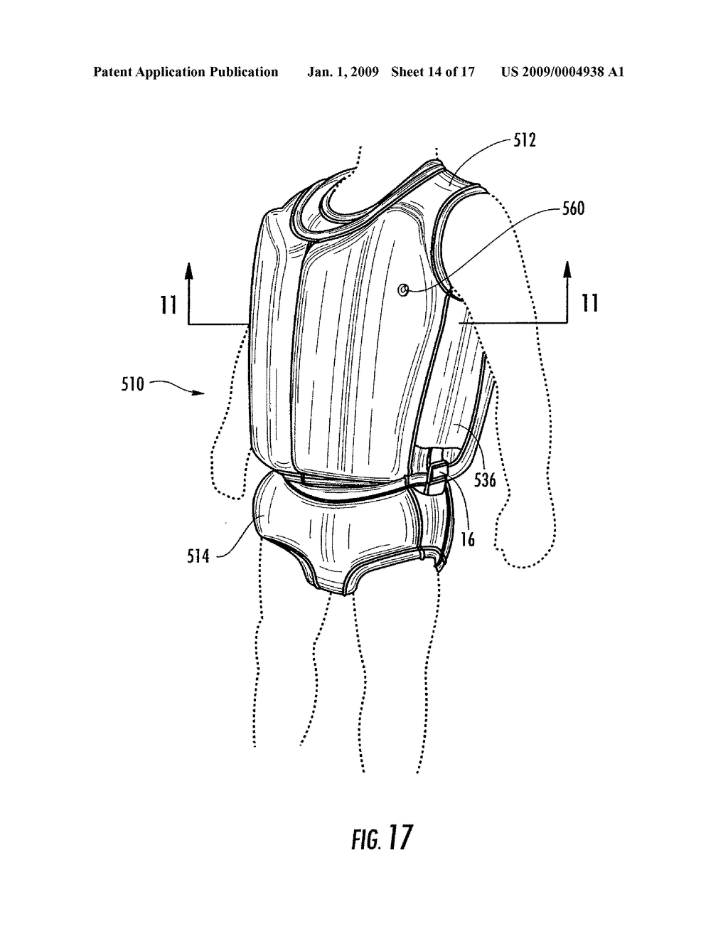 Buoyant Swim Garment - diagram, schematic, and image 15