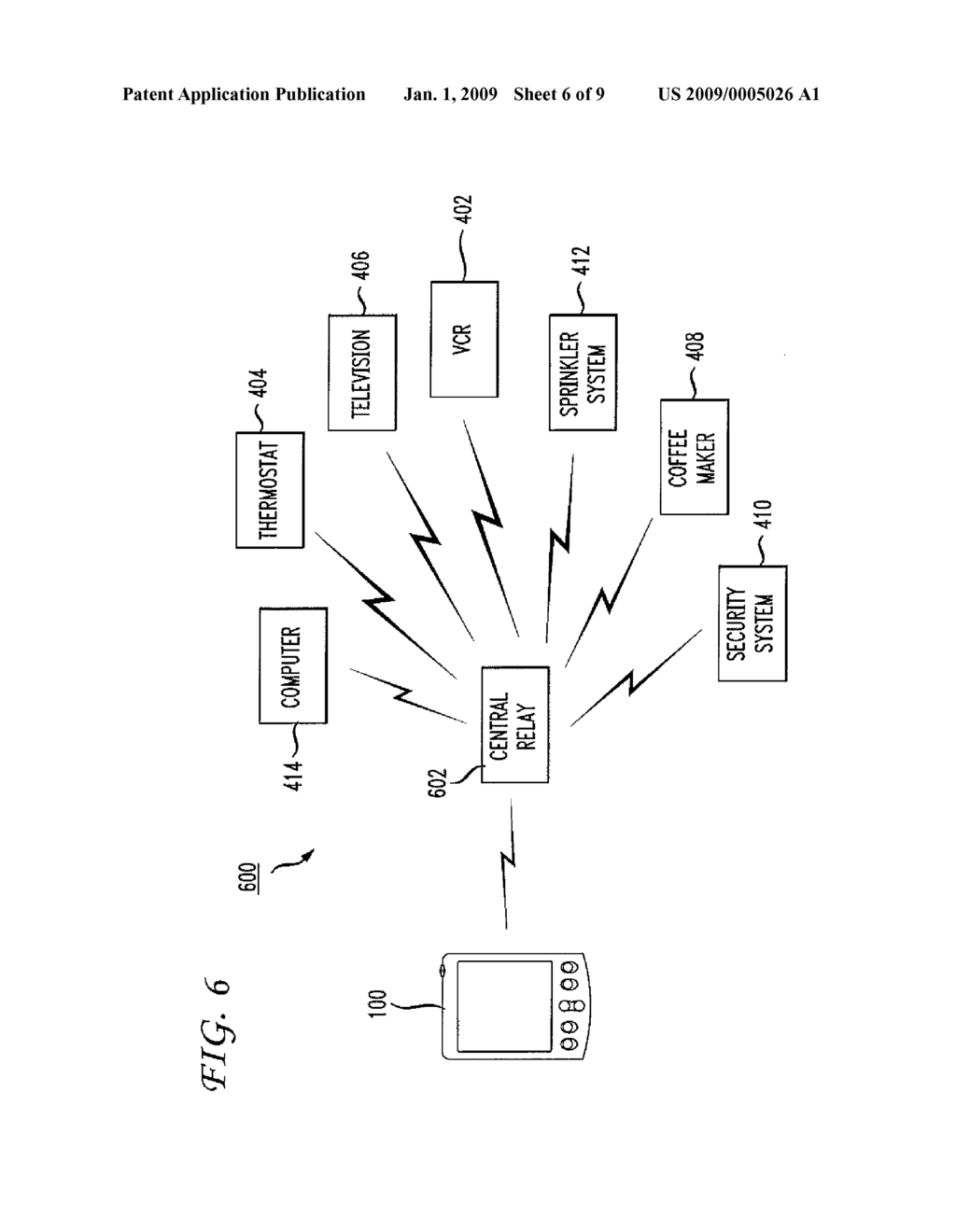 METHOD AND SYSTEM FOR ENABLING TIMED EVENTS OF A PORTABLE COMPUTING DEVICE TO TRIGGER REMOTE CONTROL OF EXTERNAL DEVICES - diagram, schematic, and image 07