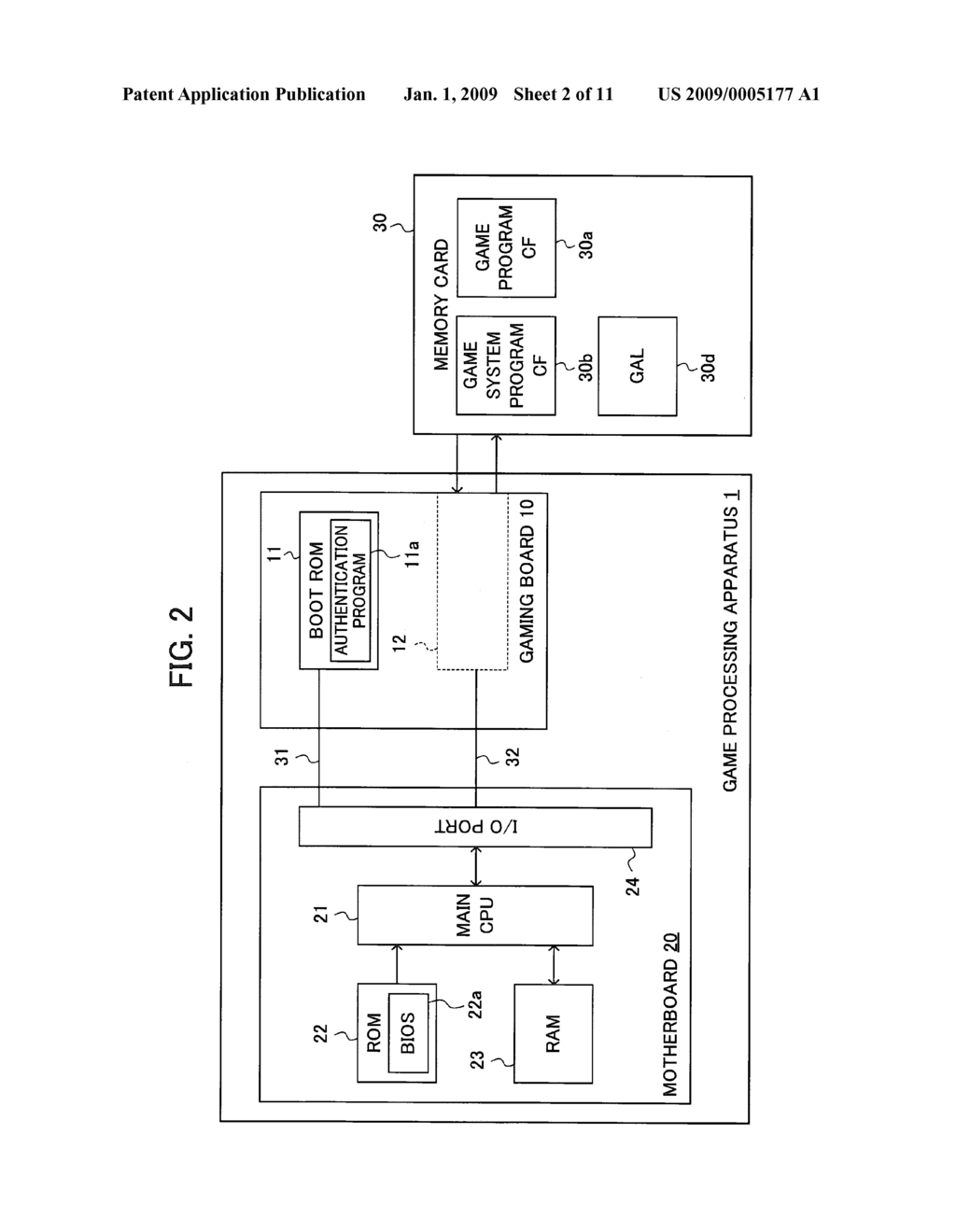 Game Processing Apparatus For Performing Area Authentication Of Gaming Information - diagram, schematic, and image 03