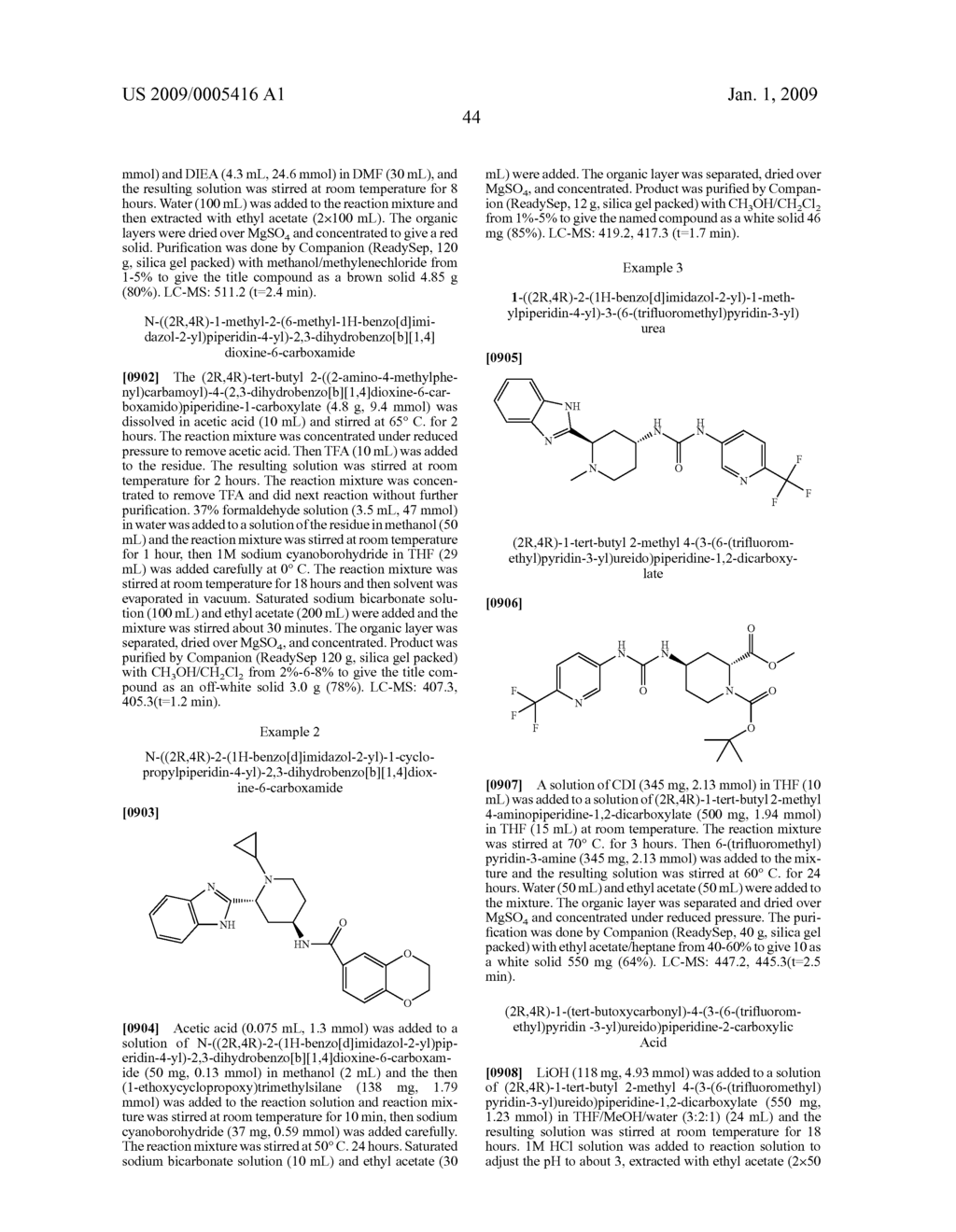 BENZIMIDAZOLE DERIVATIVES - diagram, schematic, and image 45