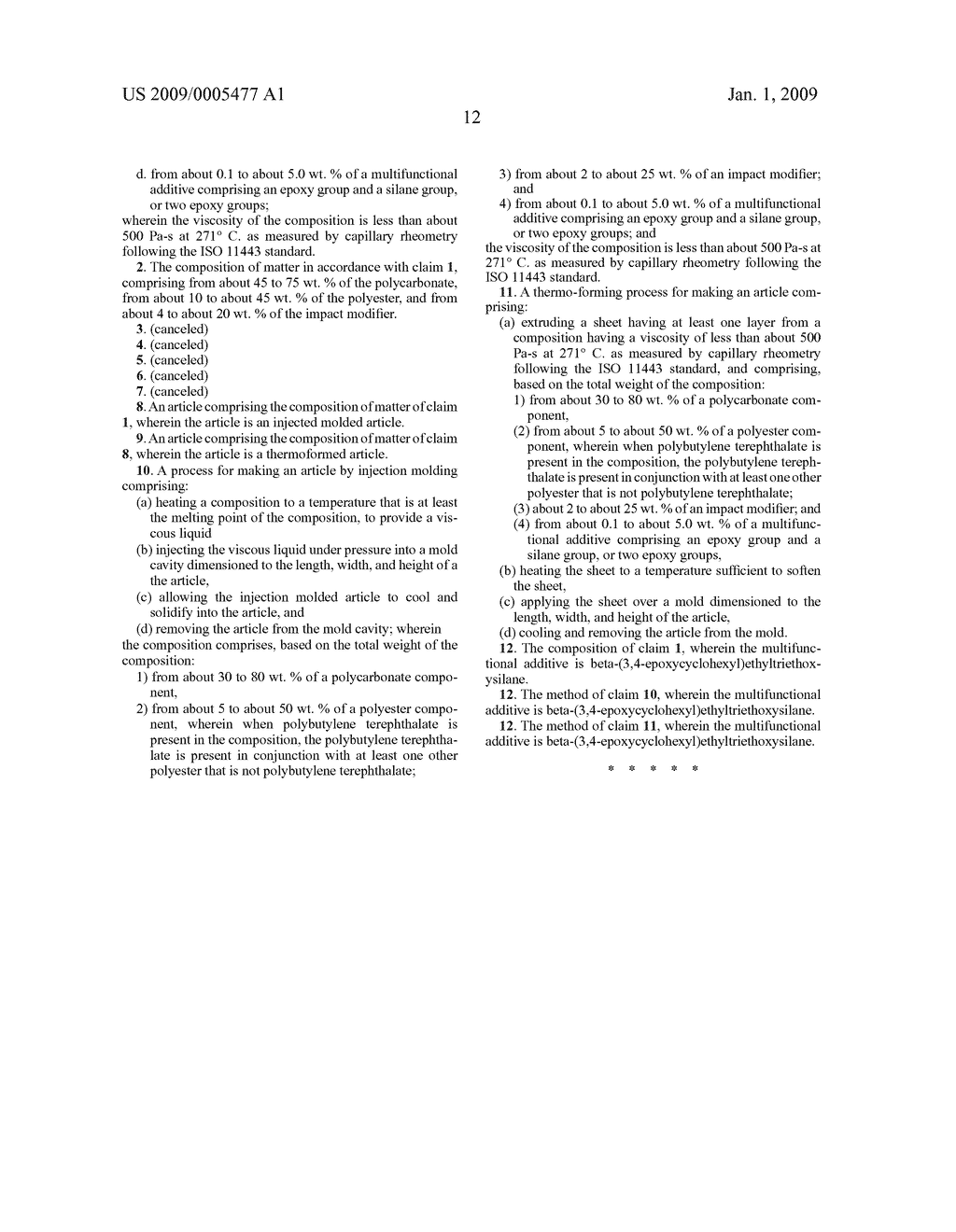 LOW GLOSS THERMOPLASTIC ARTICLES - diagram, schematic, and image 13