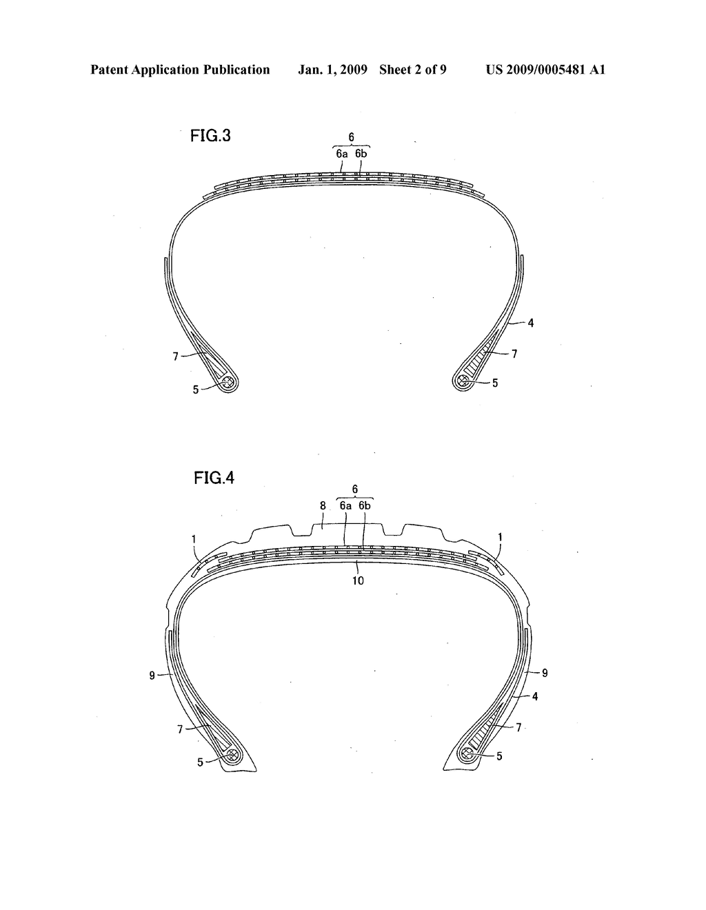 Rubber composition for tire, tire member and tire - diagram, schematic, and image 03