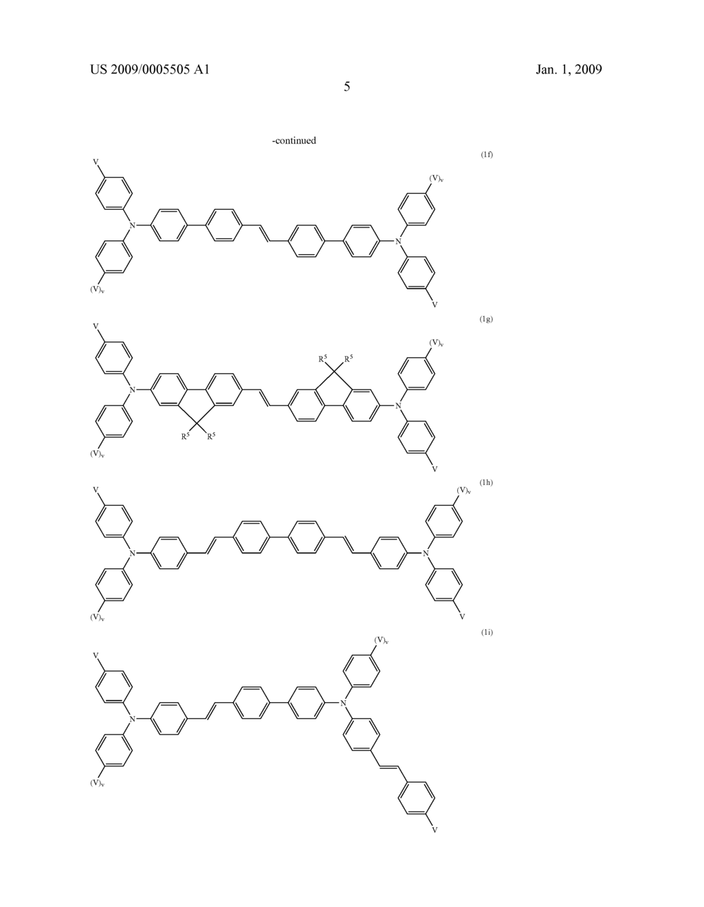 Triarylamine-Arylvinylene Moiety-Containing Conjugated Polymers, Their Production And Use - diagram, schematic, and image 06