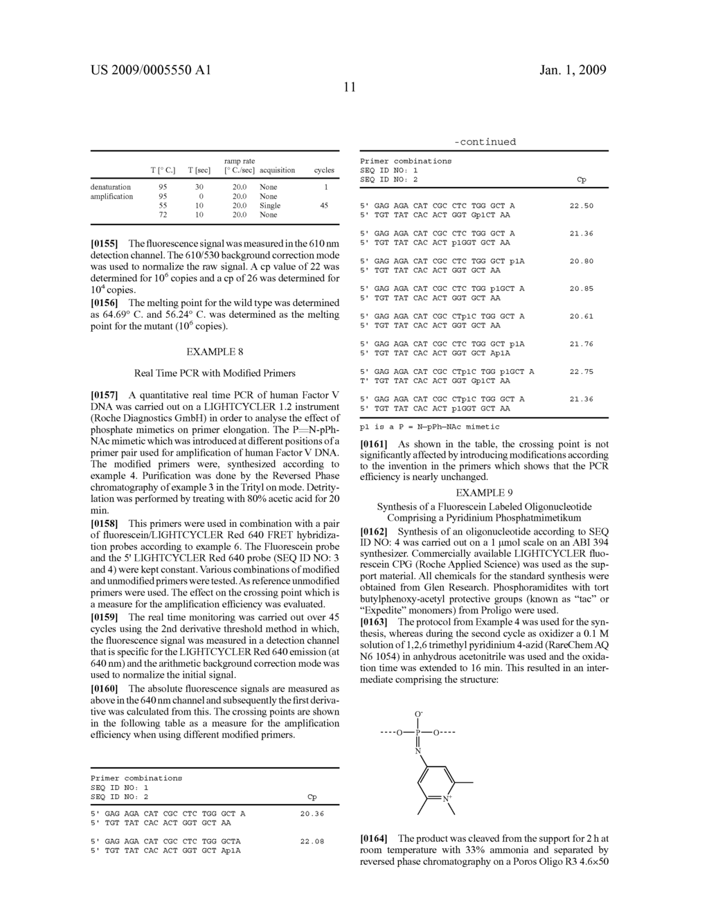 POLYNUCLEOTIDE CONTAINING A PHOSPHATE MIMETIC - diagram, schematic, and image 12