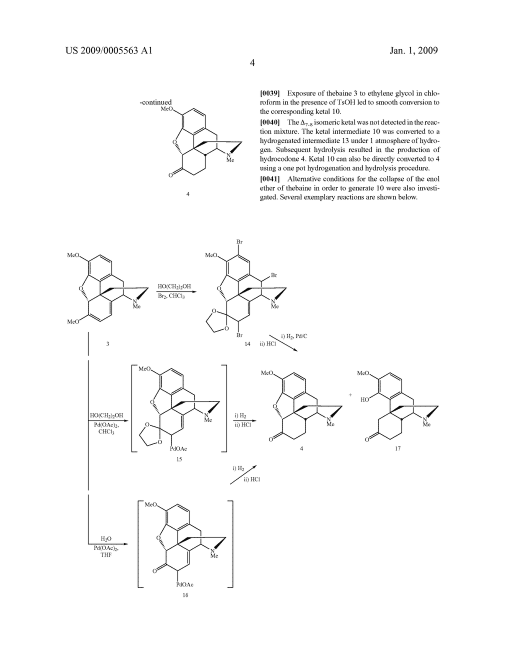 CONVERSION OF THEBAINE TO MORPHINE DERIVATIVES - diagram, schematic, and image 05