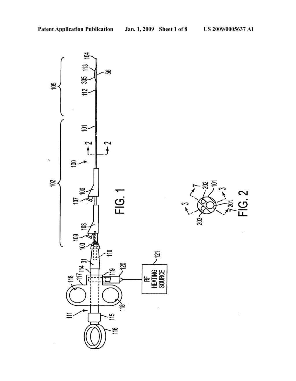 Method and Apparatus for Measuring and Controlling Blade Depth of a Tissue Cutting Apparatus in an Endoscopic Catheter - diagram, schematic, and image 02