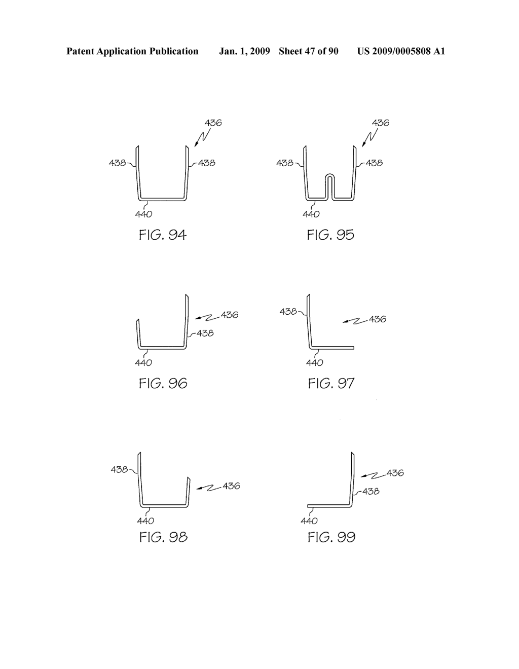 Staple cartridge cavity configuration with cooperative surgical staple - diagram, schematic, and image 48