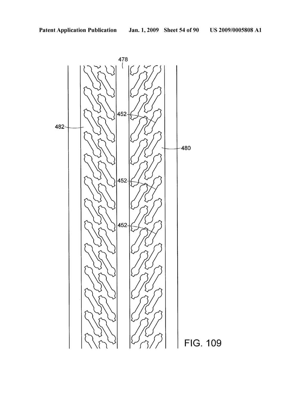 Staple cartridge cavity configuration with cooperative surgical staple - diagram, schematic, and image 55