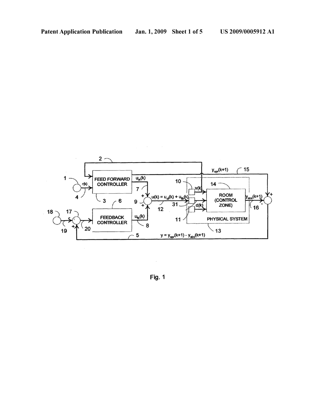 Apparatus and Method for the Control of the Indoor Thermal Environment Having Feed Forward and Feedback Control Using Adaptive Reference Models - diagram, schematic, and image 02