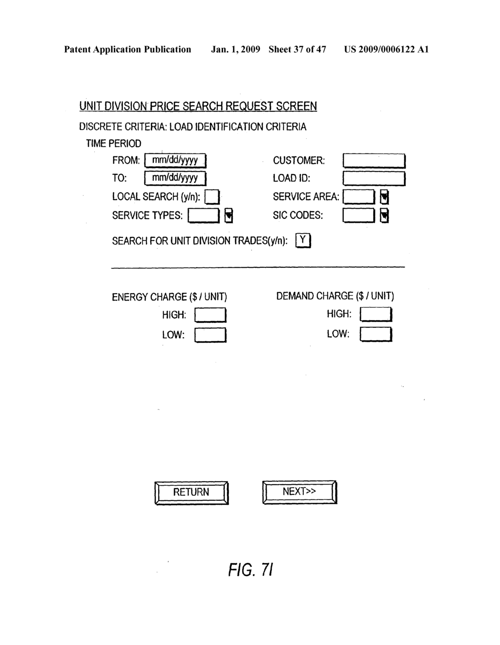 SYSTEM AND METHOD FOR CREATING A COST-EFFECTIVE AND EFFICIENT RETAIL ELECTRIC POWER EXCHANGE/ENERGY SERVICE PROVIDER LOAD OPTIMIZATION EXCHANGE AND NETWORK THEREFOR - diagram, schematic, and image 38