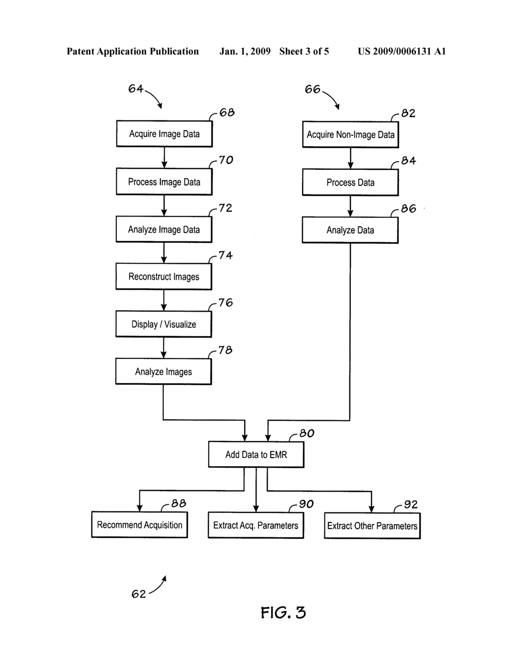 Electronic medical record-influenced data acquisition, processing, and display system and method - diagram, schematic, and image 04