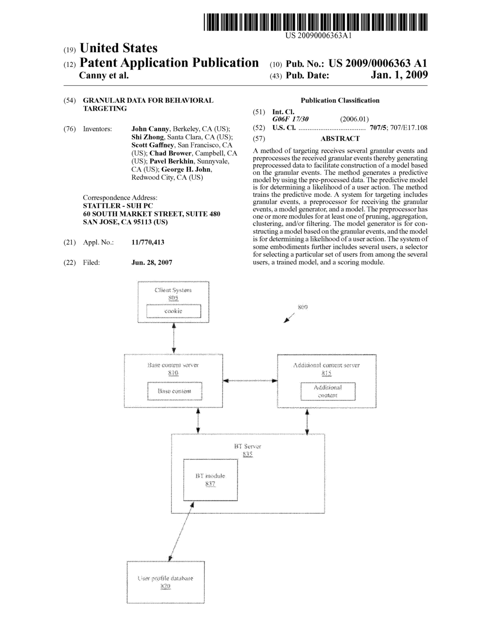 Granular Data for Behavioral Targeting - diagram, schematic, and image 01