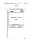 AVAILABILITY DETERMINATION OF A PARTY TO RECEIVE A CALL PRIOR TO CALL SETUP diagram and image