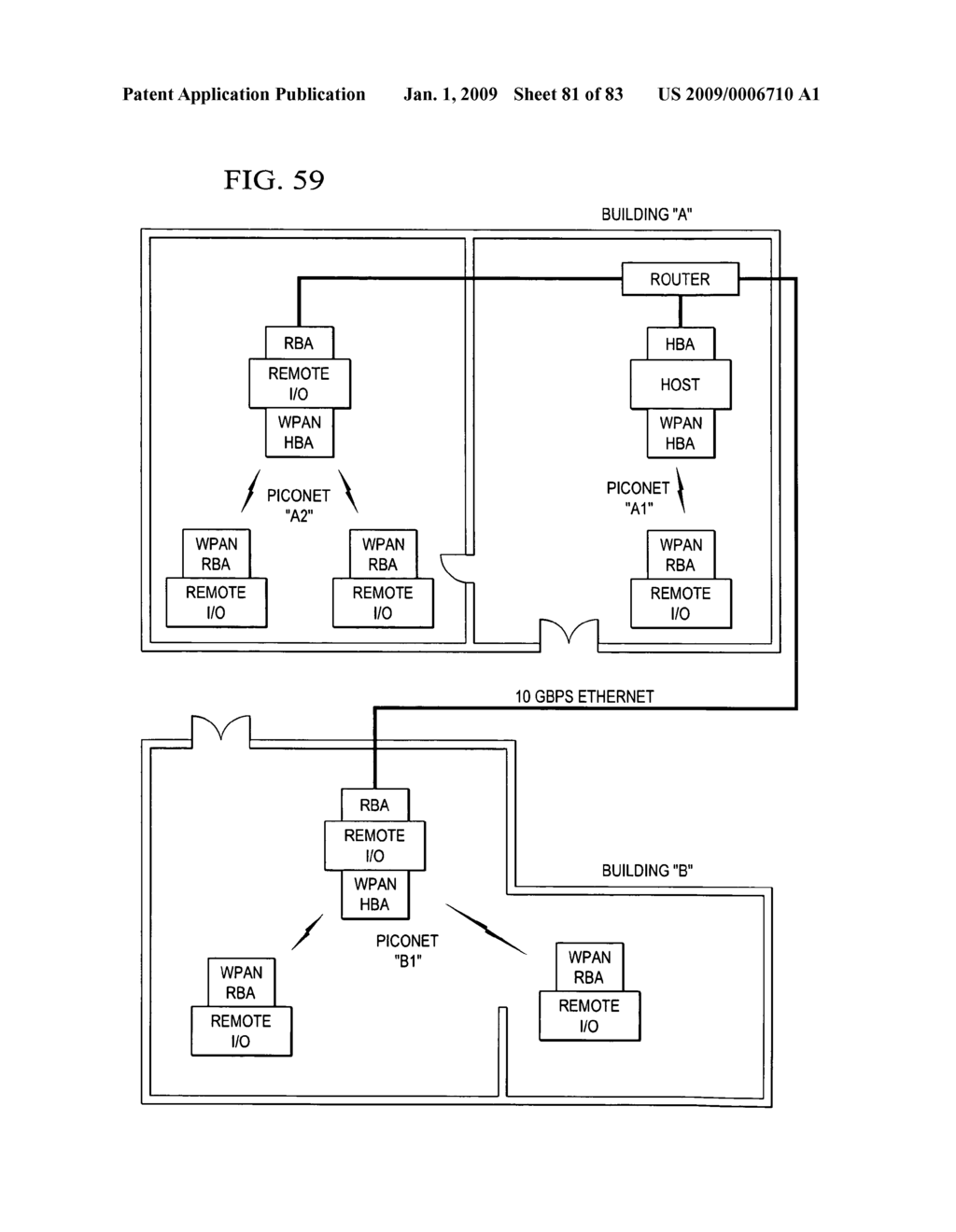 Virtualization of a host computer's native I/O system architecture via the internet and LANs - diagram, schematic, and image 82