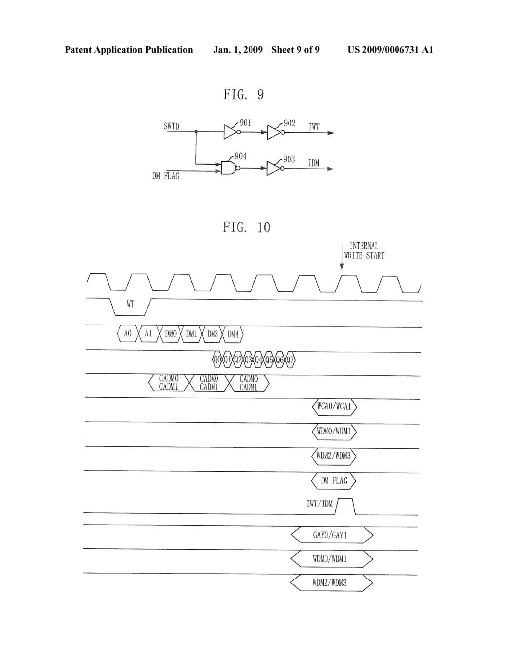 SEMICONDUCTOR MEMORY DEVICE - diagram, schematic, and image 10