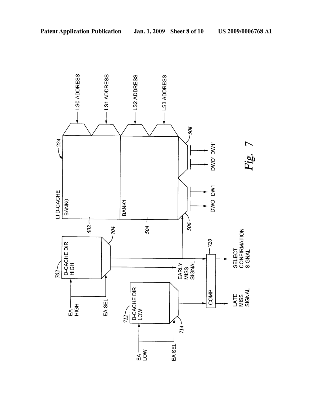 Method and Apparatus for Accessing a Split Cache Directory - diagram, schematic, and image 09