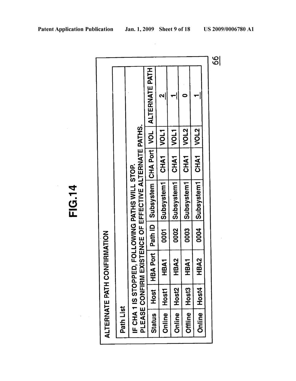 Storage system and path management method - diagram, schematic, and image 10