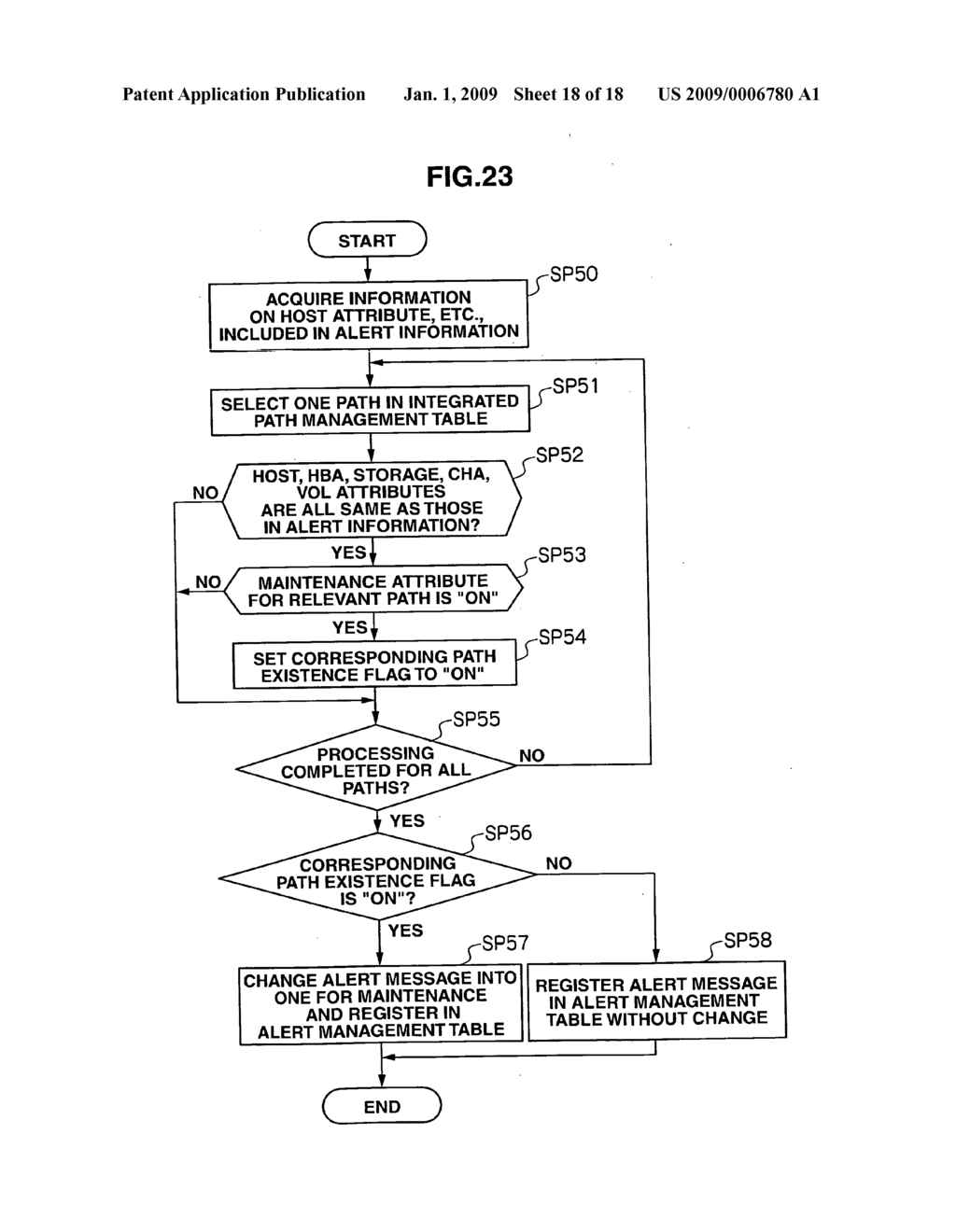 Storage system and path management method - diagram, schematic, and image 19