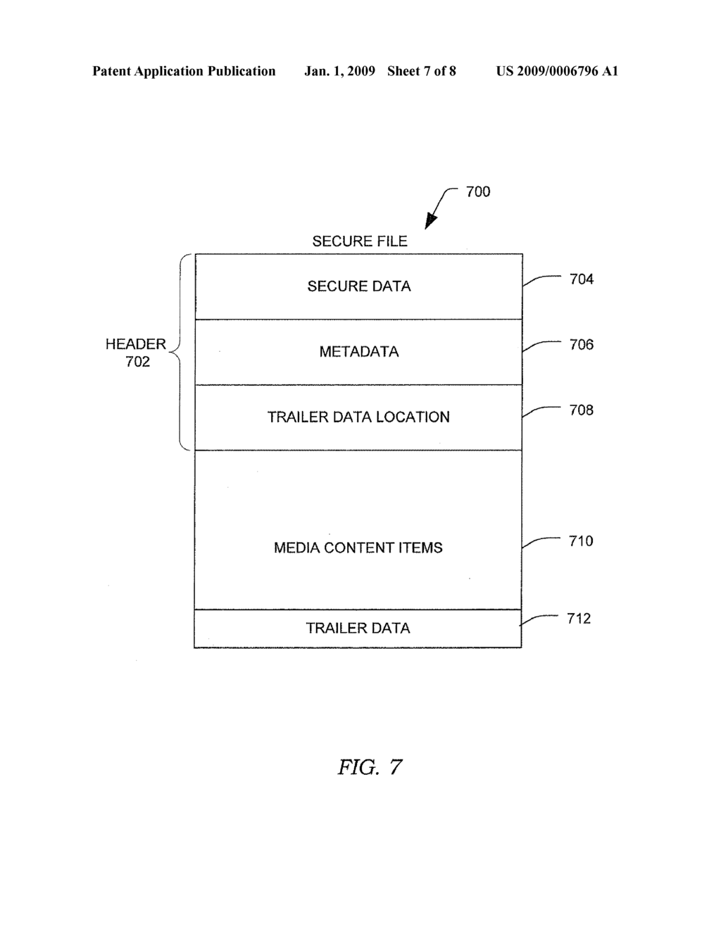 Media Content Processing System and Non-Volatile Memory That Utilizes A Header Portion of a File - diagram, schematic, and image 08