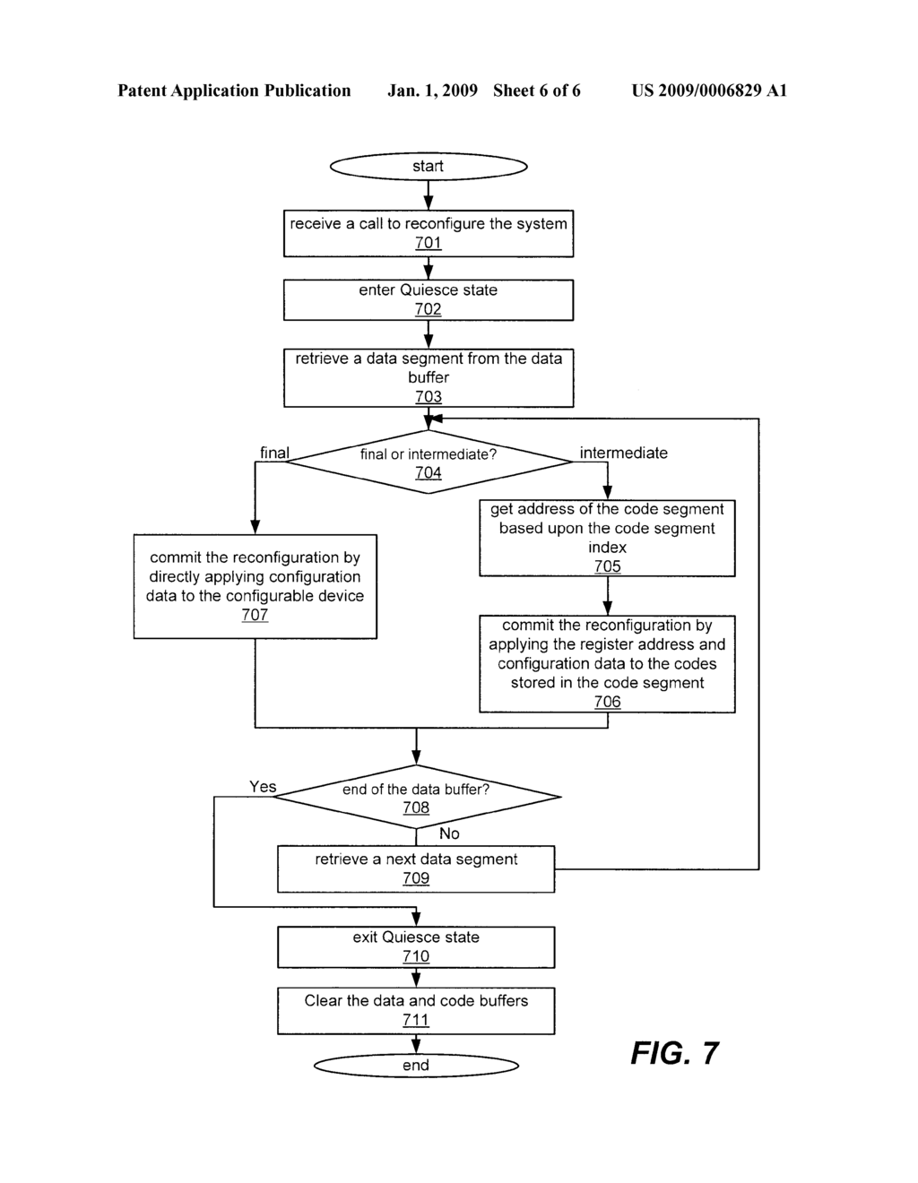 METHOD AND APPARATUS FOR CHANGING A CONFIGURATION OF A COMPUTING SYSTEM - diagram, schematic, and image 07