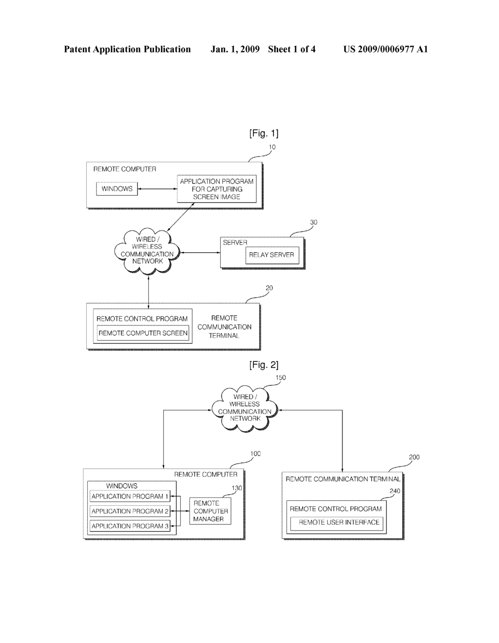 Method and System of Computer Remote Control that Optimized for Low Bandwidth Network and Low Level Personal Communication Terminal Device - diagram, schematic, and image 02