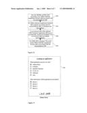 Method and system for accessing online applications using a web browser diagram and image