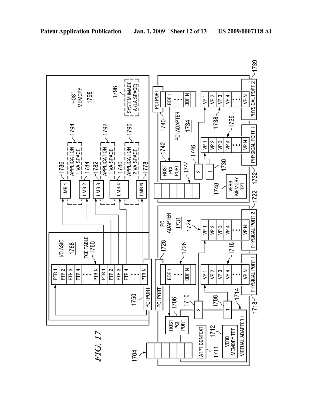 Native Virtualization on a Partially Trusted Adapter Using PCI Host Bus, Device, and Function Number for Identification - diagram, schematic, and image 13