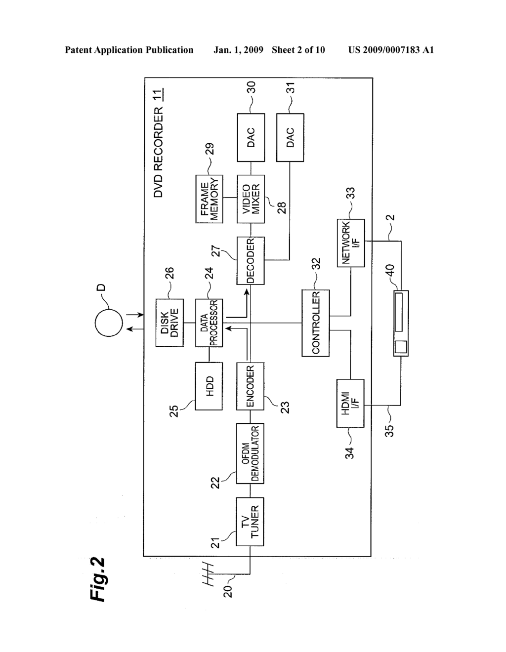 VIDEO RECORDING APPARATUS AND BROADCAST RECEIVING APPARATUS - diagram, schematic, and image 03