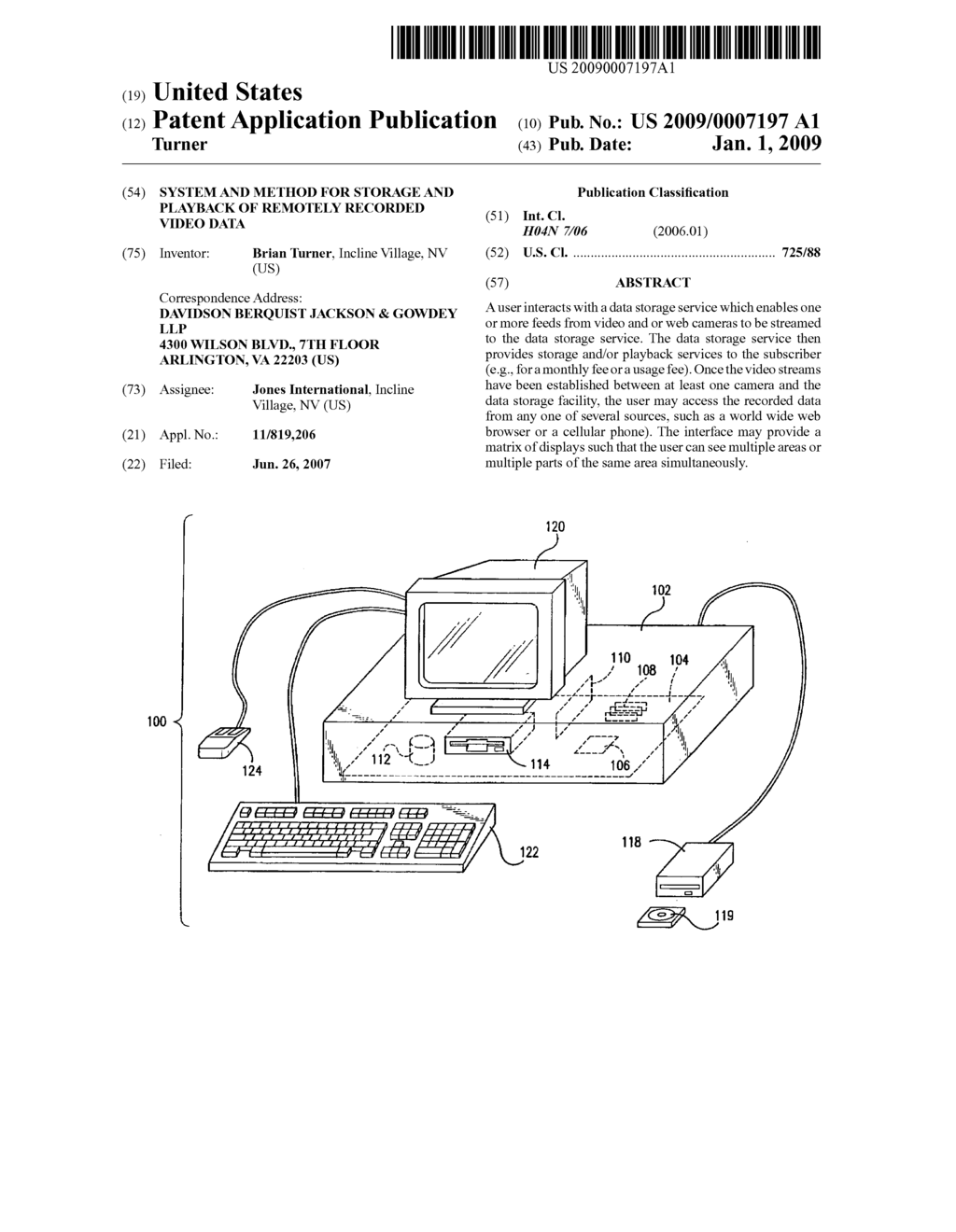 System and method for storage and playback of remotely recorded video data - diagram, schematic, and image 01