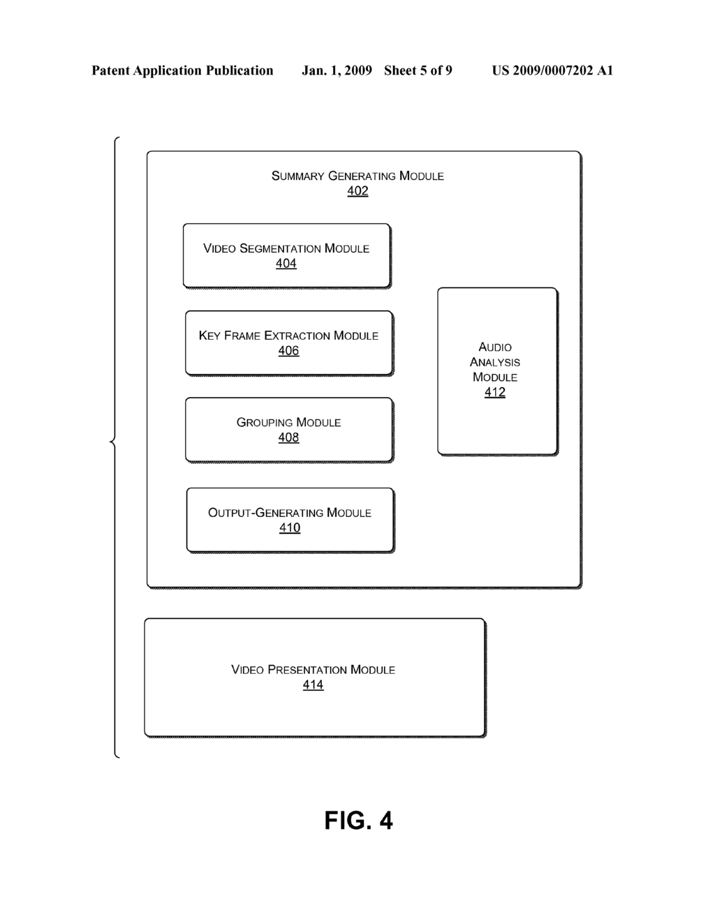 Forming a Representation of a Video Item and Use Thereof - diagram, schematic, and image 06