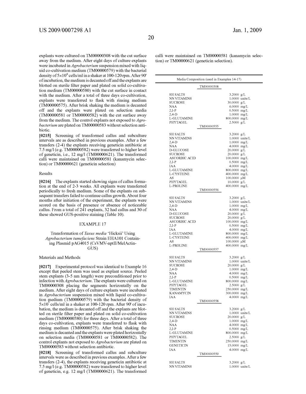 Taxus Transformation Transformed Cells, and Related Compositions and Methods - diagram, schematic, and image 27