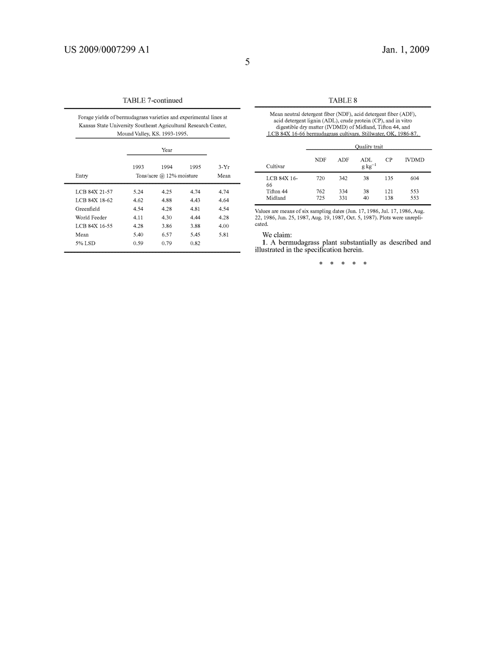 FORAGE BERMUDAGRASS CULTIVAR - diagram, schematic, and image 12