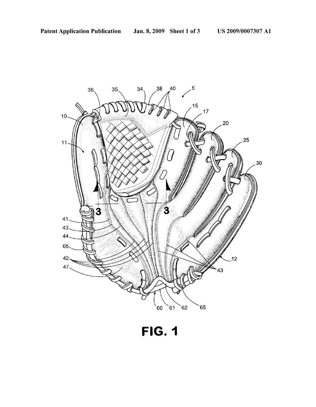 BASEBALL GLOVES WITH FLEXIBILITY FOLDS - diagram, schematic, and image 02