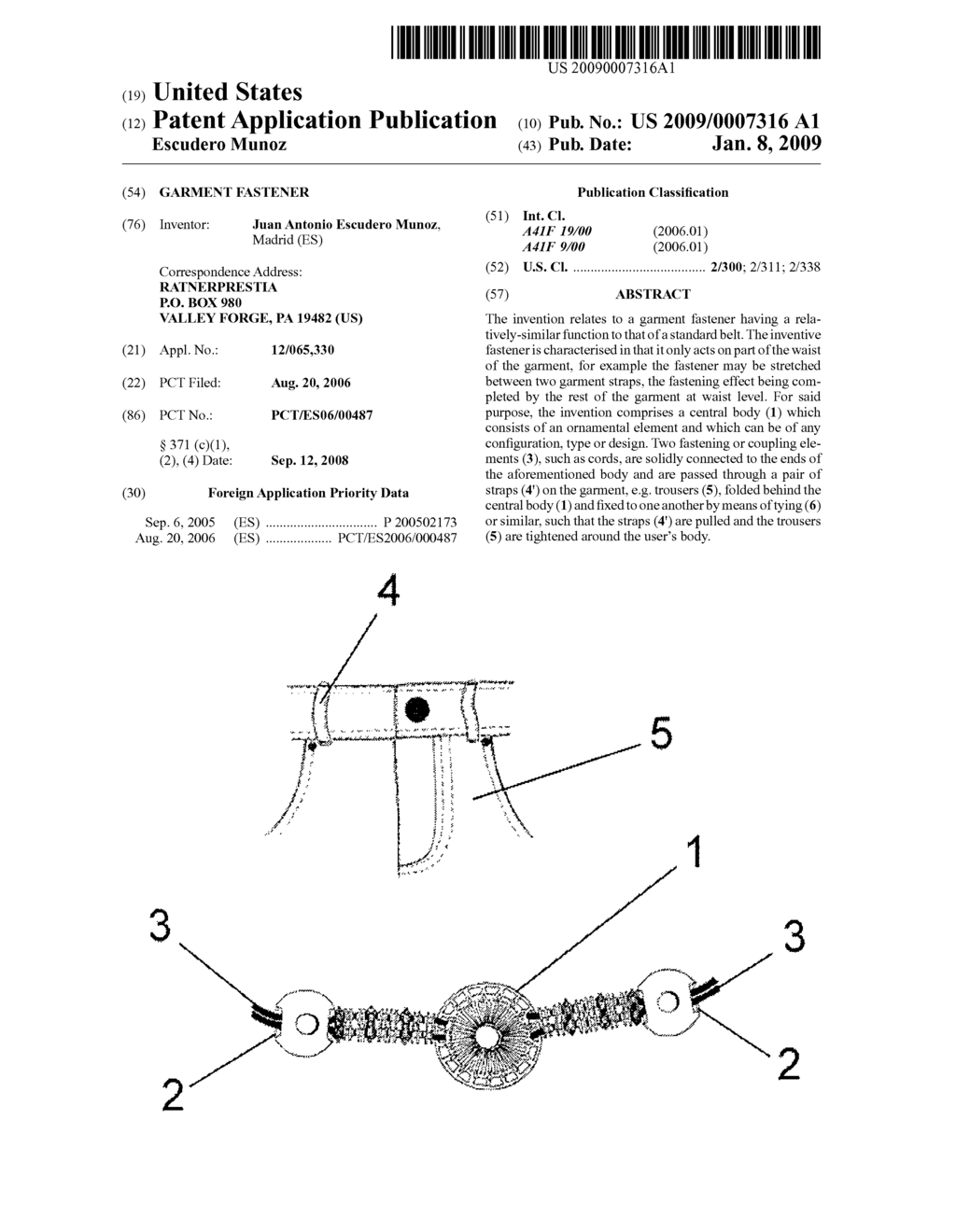 Garment Fastener - diagram, schematic, and image 01