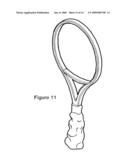 Custom Grip for Writing Instruments and Other Hand Held Items diagram and image