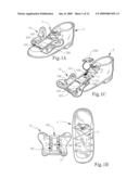 FOOTWEAR ADORNMENT, FOOTWEAR ACCESSORY HOLDER, AND METHODS THEREFOR diagram and image