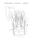 Dual Flow Turbine Engine Equipped with a Precooler diagram and image