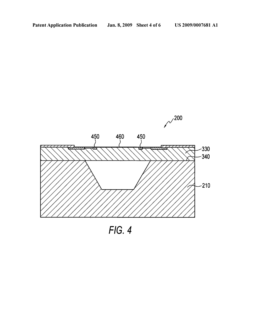 SMALL GAUGE PRESSURE SENSOR USING WAFER BONDING AND ELECTROCHEMICAL ETCH STOPPING - diagram, schematic, and image 05