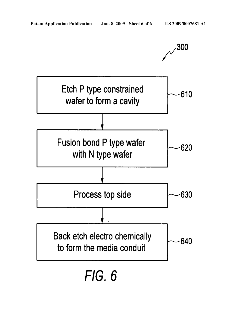 SMALL GAUGE PRESSURE SENSOR USING WAFER BONDING AND ELECTROCHEMICAL ETCH STOPPING - diagram, schematic, and image 07