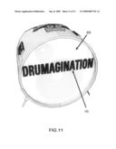 Electronic bass drum diagram and image