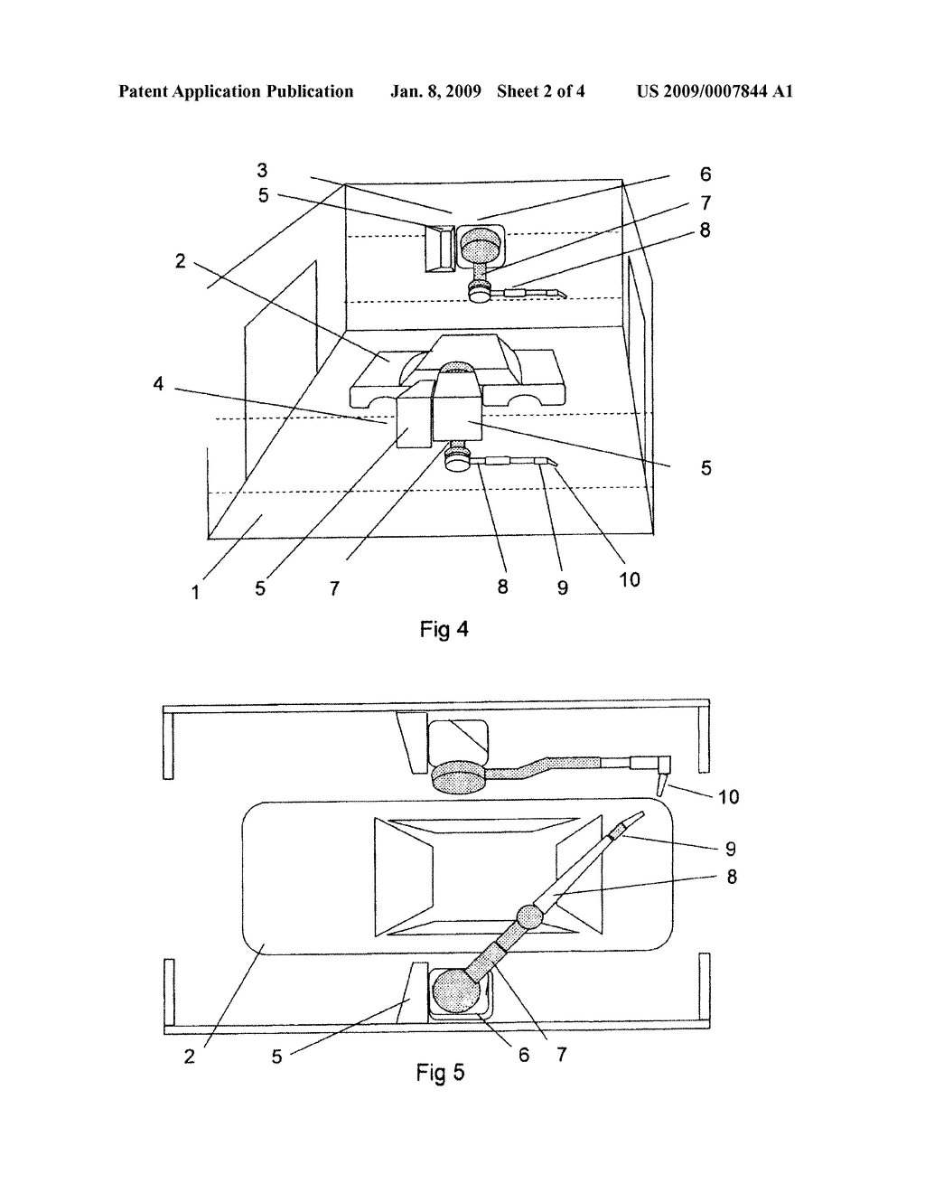 PAINTING SYSTEM HAVING A WALL-MOUNTED ROBOT - diagram, schematic, and image 03