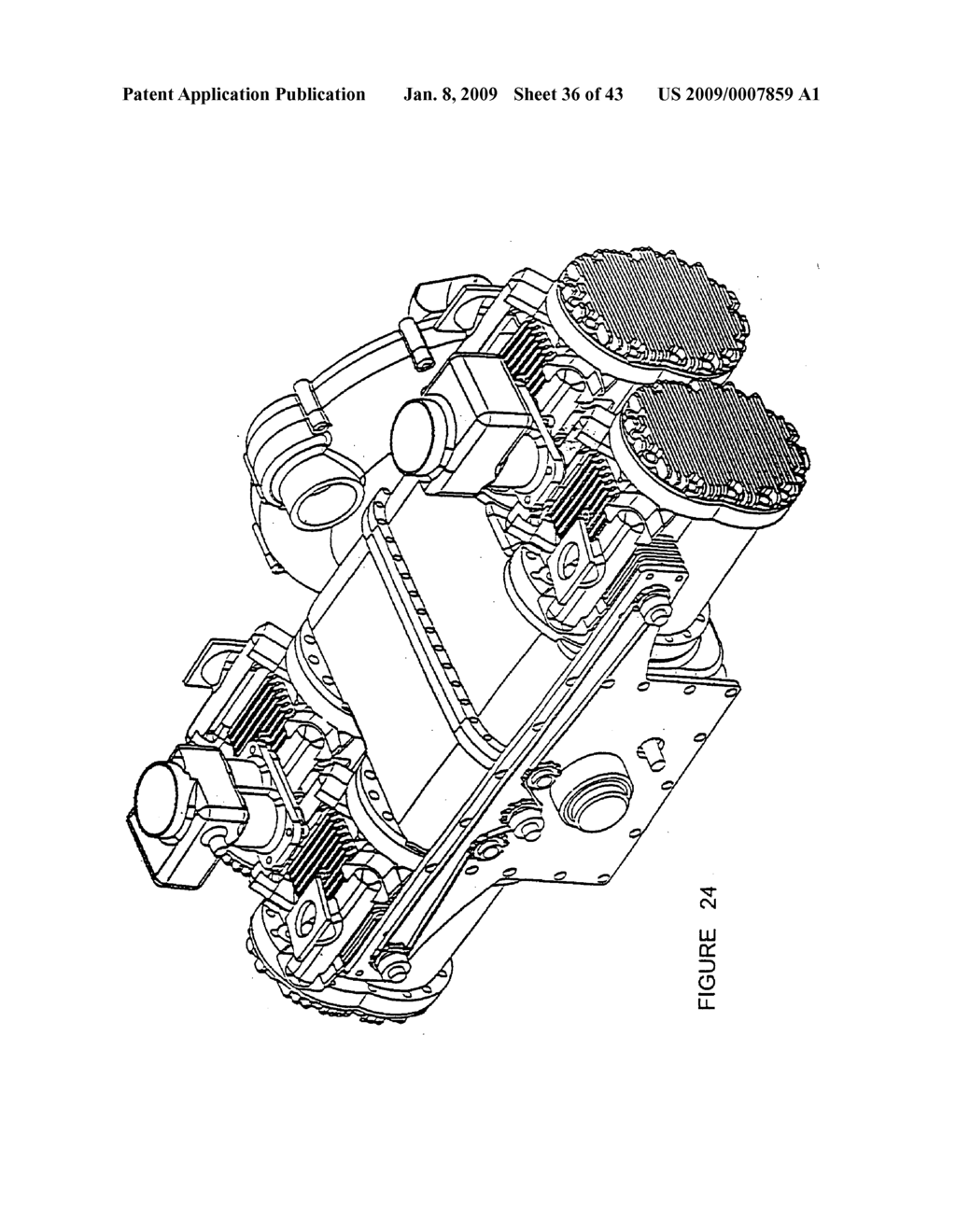 RECIPROCATING DEVICE WITH DUAL CHAMBERED CYLINDERS - diagram, schematic, and image 37